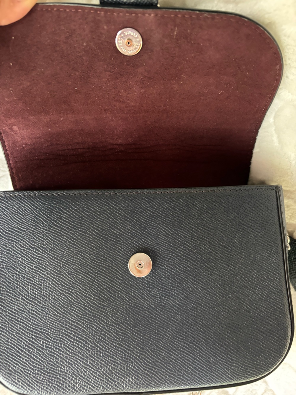 Rare - Limited Edition Coach crossbody handbag *unique* Apple Crystal and Suede! - Picture 8 of 14